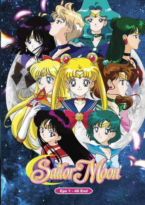 Sailor Moon Season 1-5. Viz English Dub.English & Chinese sub.