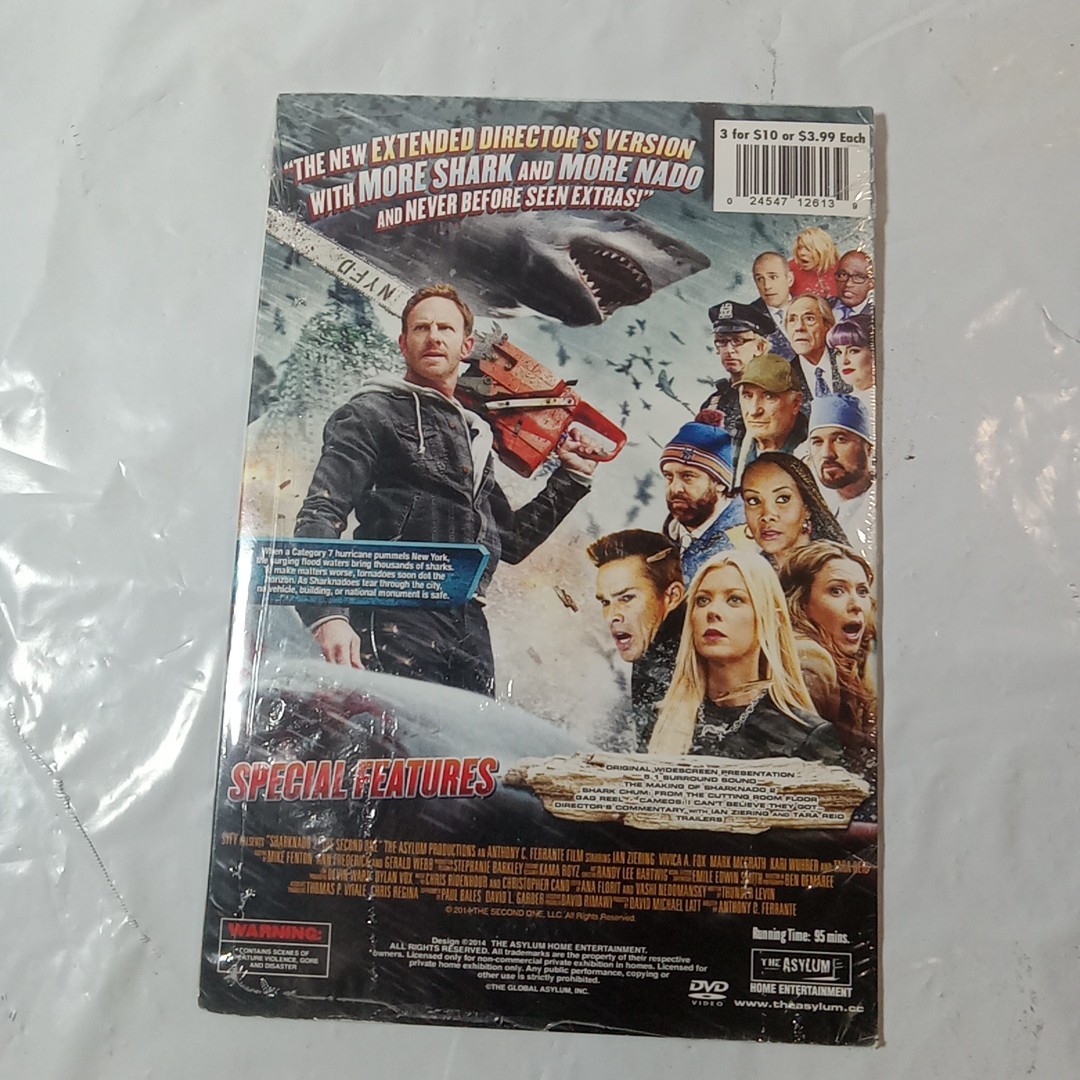 Sharknado 2: the Second One (DVD, 2014) NEW SEALED Cardboard Sleeve. #94