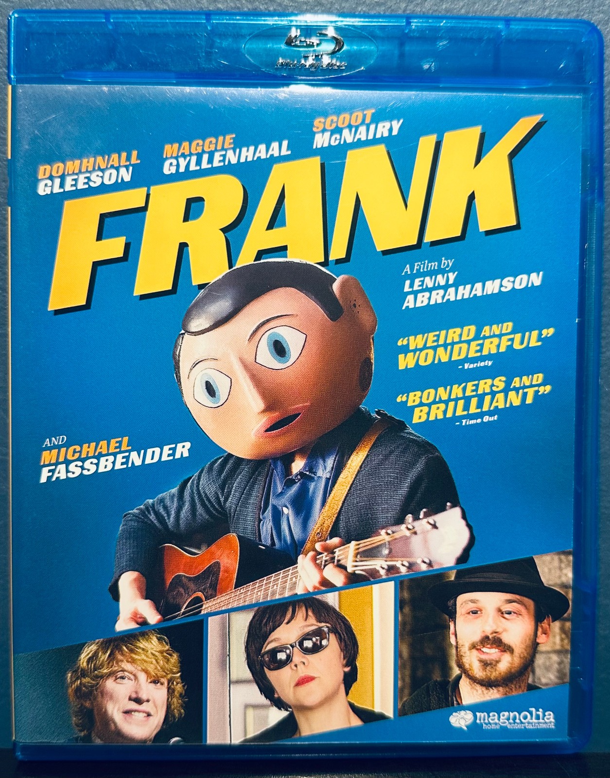 Frank (2014) Magnolia Region-A Blu-ray Gleeson Gyllenhaal McNairy Fassbender