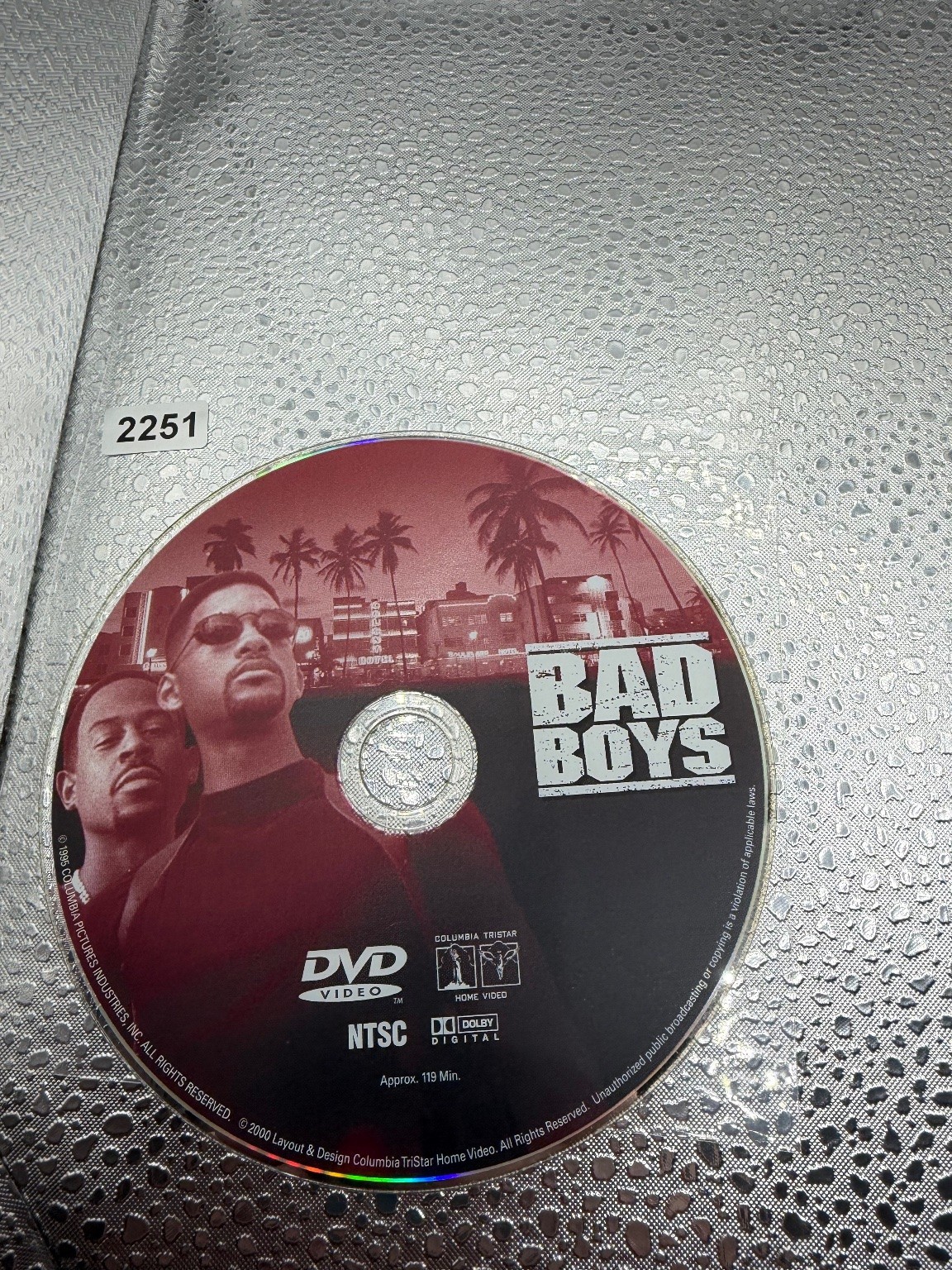 Bad Boys DVD (2000) Will Smith, Martin Lawrence Action Comedy NTSC 119 Min