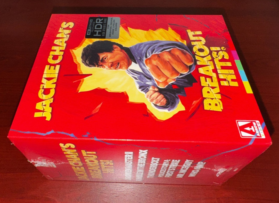 JACKIE CHAN’S BREAKOUT HITS Arrow Video 4K Ultra HD Blu Ray Box Set NEW SEALED