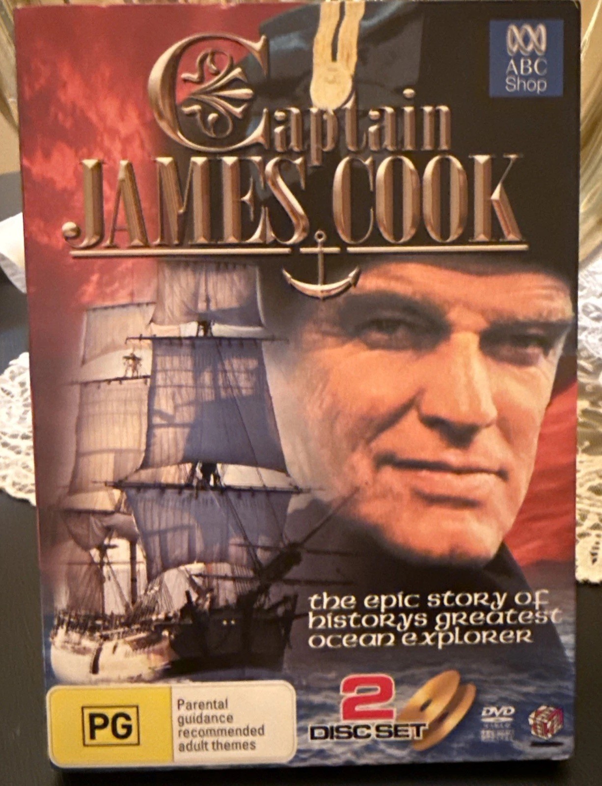 Captain James Cook 1987 ABC Miniseries Keith Michell 2-Disc DVD Region 4