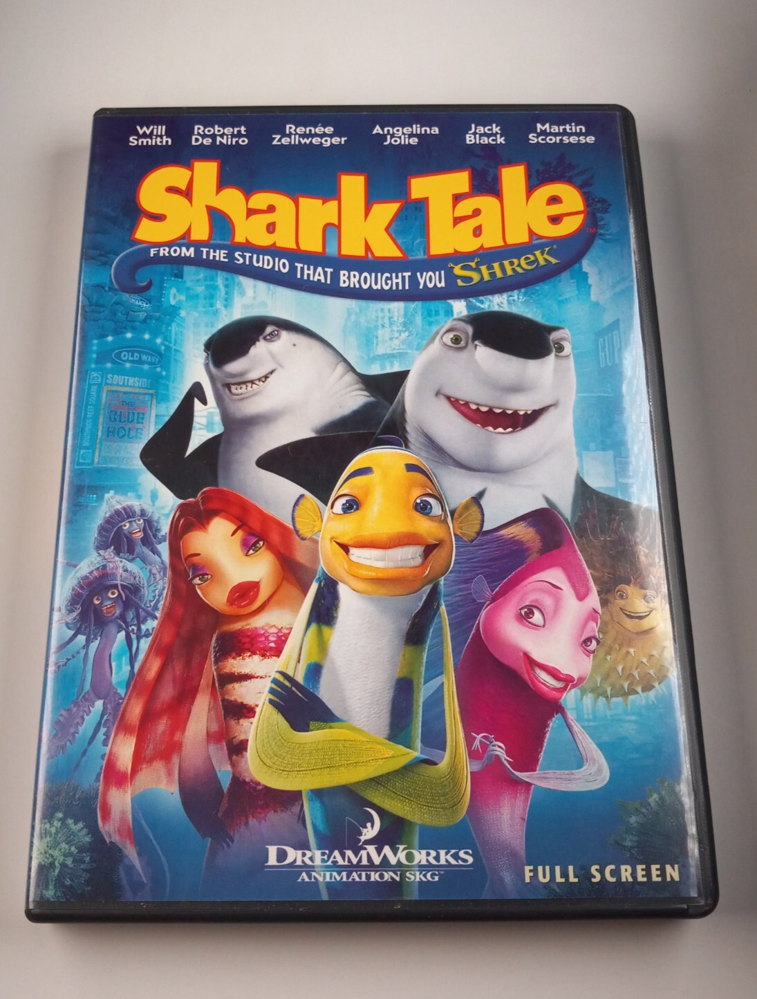 Shark Tale (DVD) 2005 Will Smith, Robert De Niro, Renee Zellweger TESTED