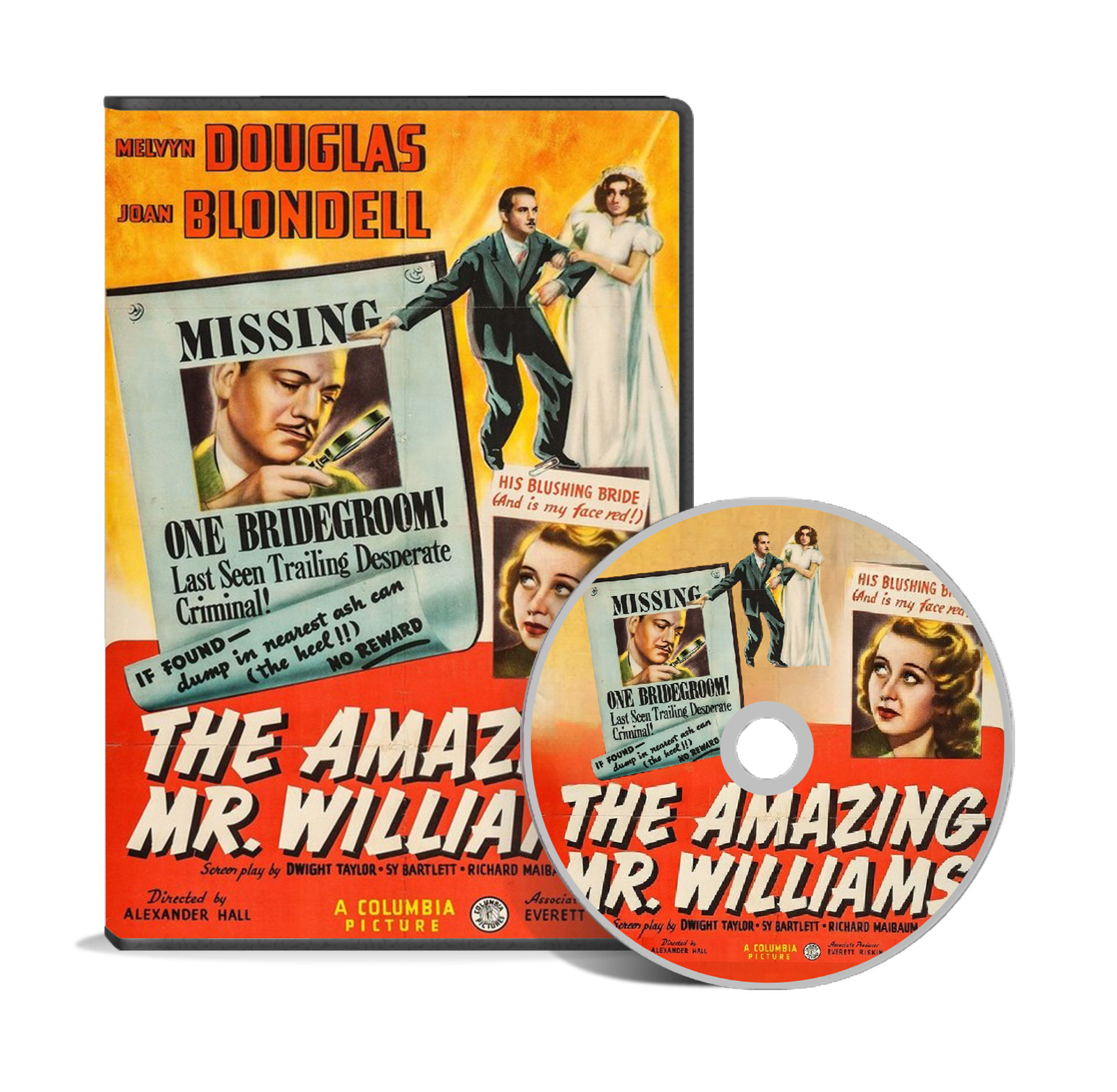 The Amazing Mr. Williams (1939) Film-Noir, Comedy, Crime, Drama, Mystery DVD