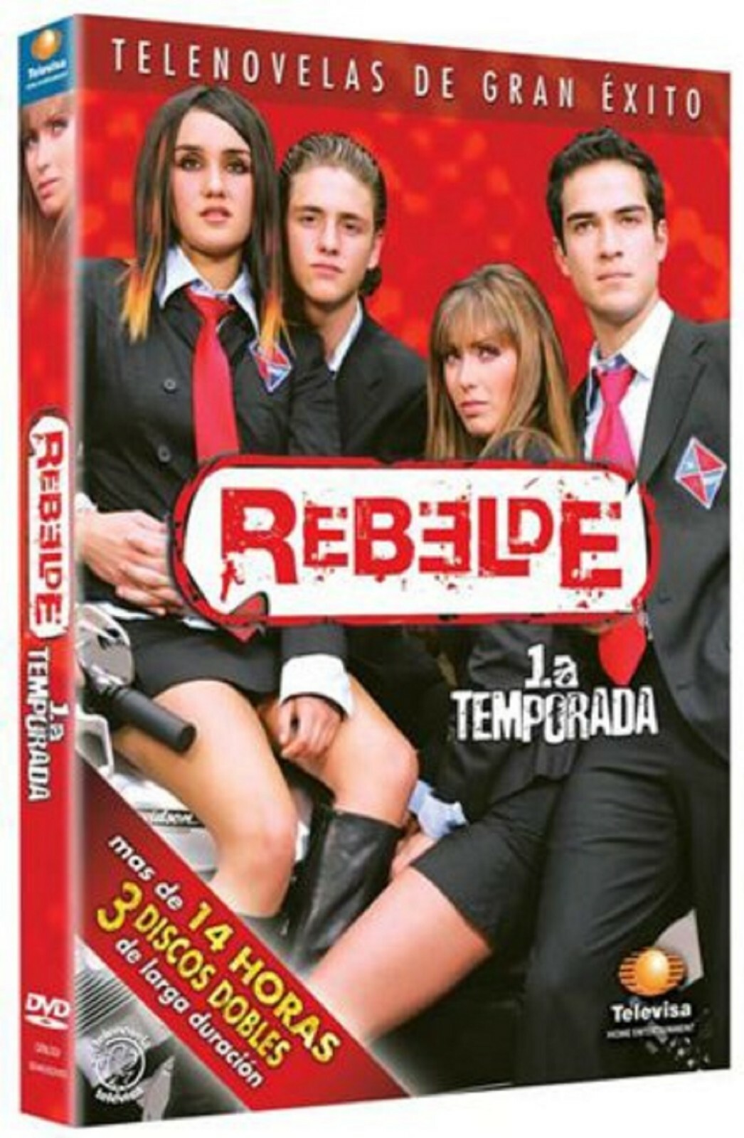 Rebelde – Best of Season 1 (DVD, 2007, 3-Disc Set) Spanish, NO Subtitles