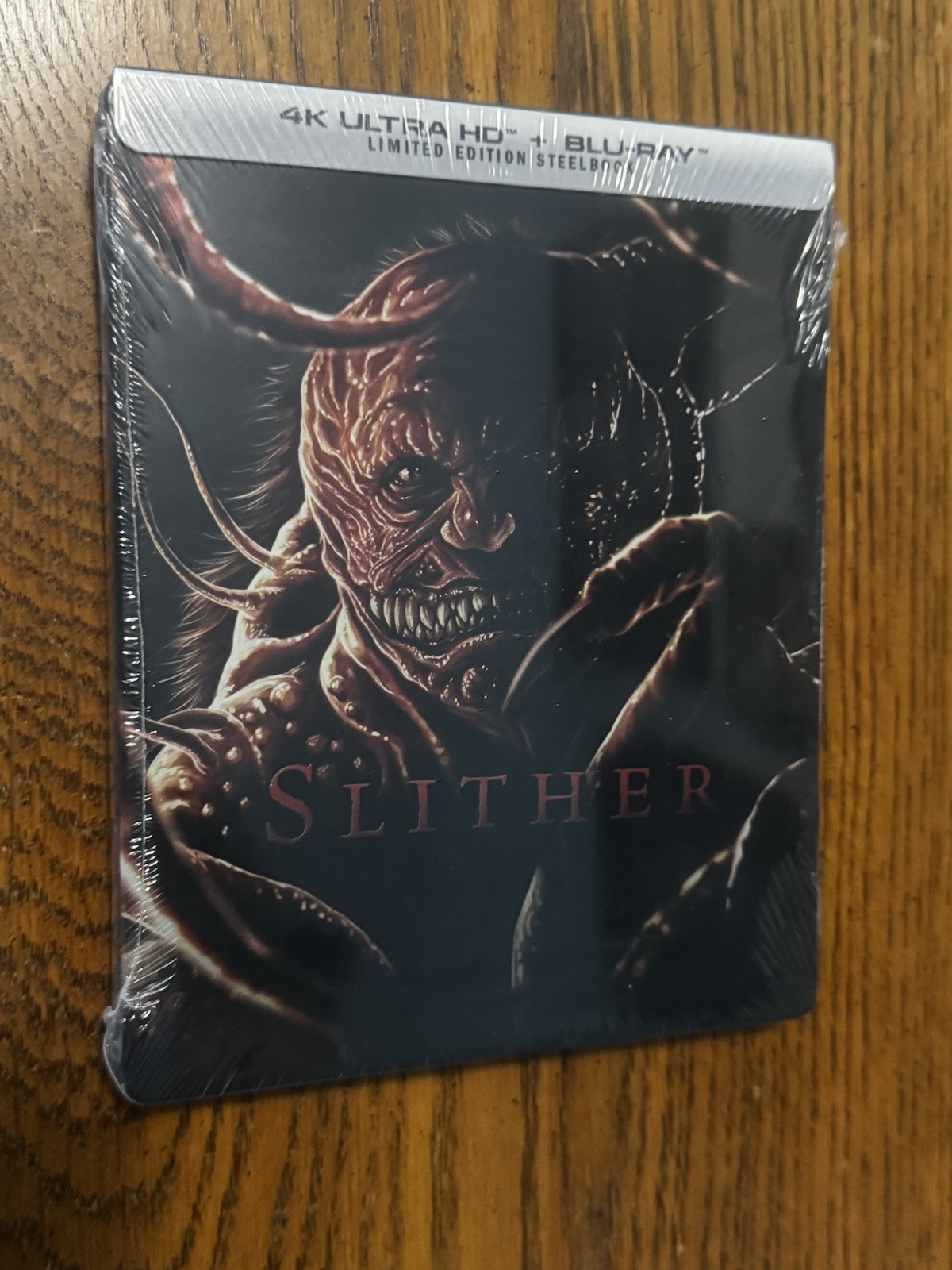 Slither (4K UHD + Blu-ray) Steelbook, New & Sealed!