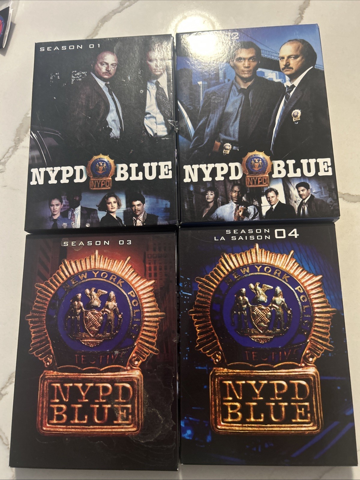 NYPD Blue TV Series Seasons 1-4 DVD Box Set Open Box