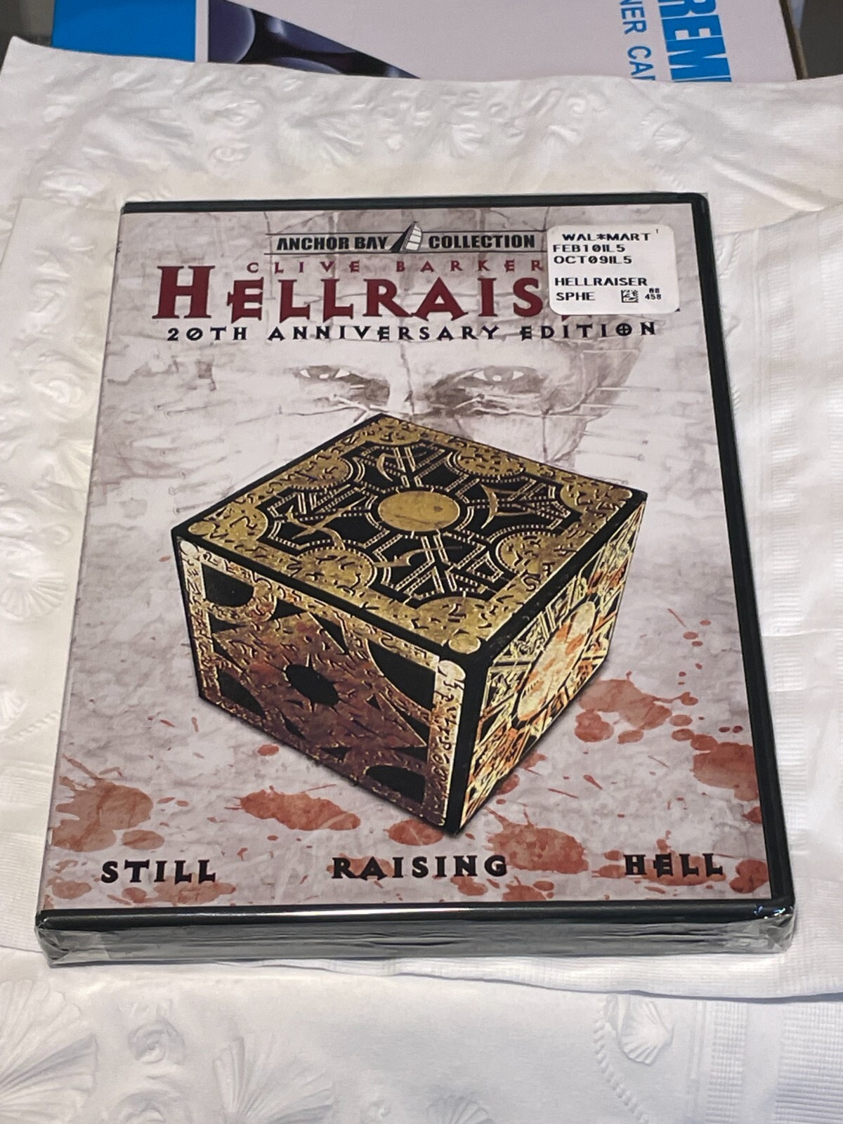 Hellraiser (DVD, 2007, 20th Anniversary Edition) SEALED Anchor Bay Starz