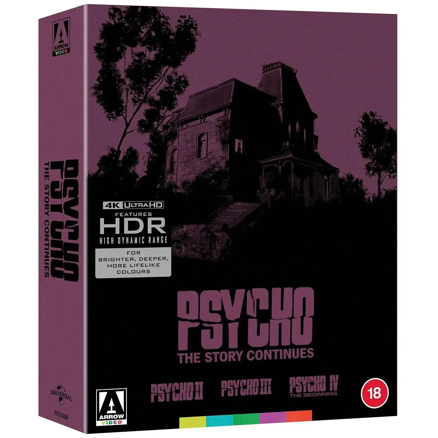 PSYCHO: The Story Continues [4K UHD Blu-ray] Movies 2 3 4 Arrow Video II III IV