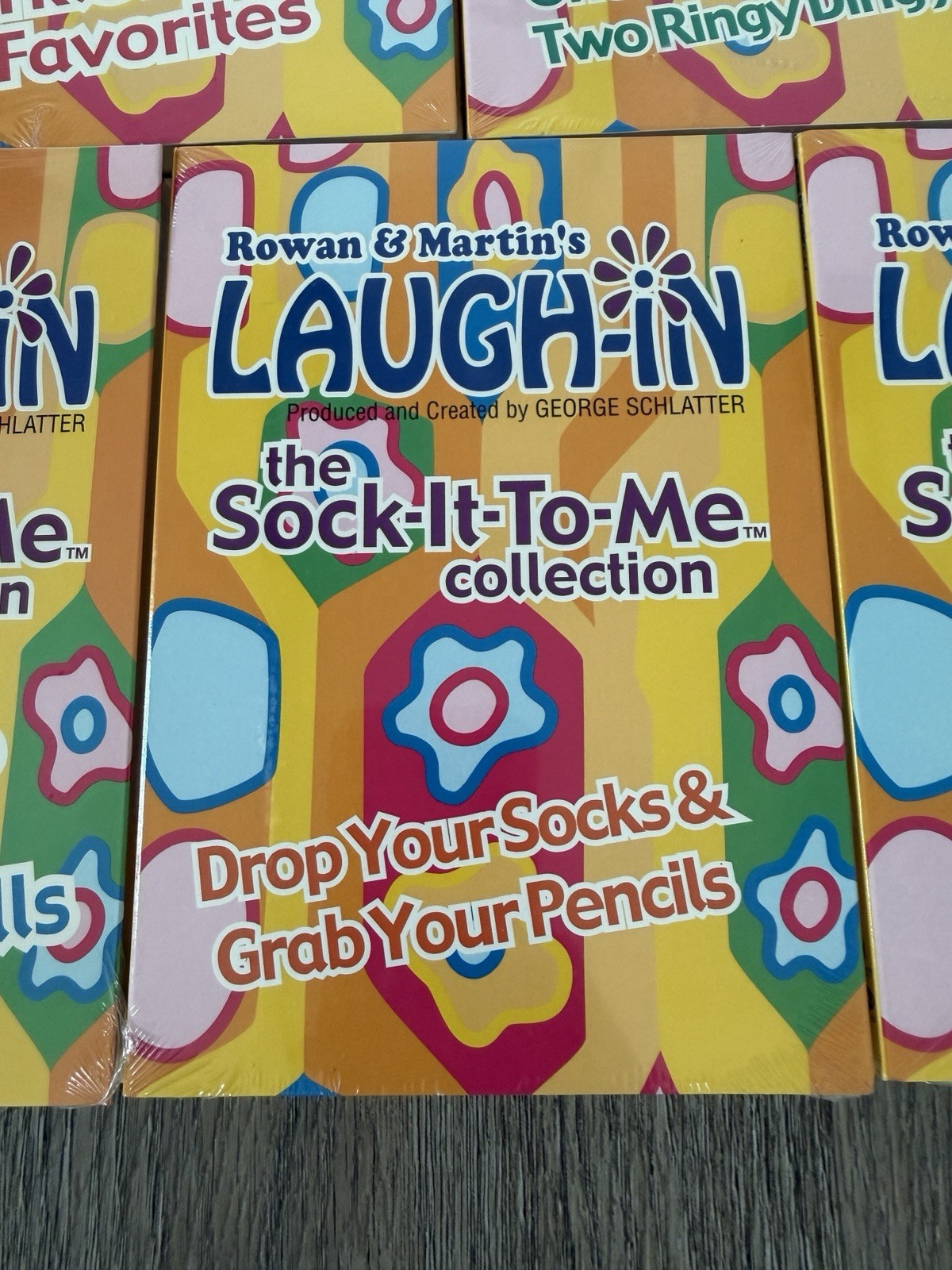 Rowan & Martin’s Laugh-In The Sock-It-To-Me Collection 5 DVD Lot New Sealed