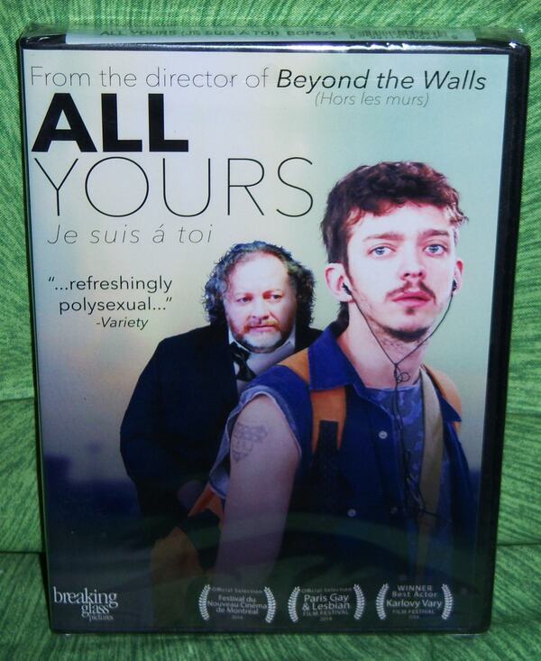NEW BREAKING GLASS GAY THEMED DAVID LAMBERT ALL YOURS or JE SUIS A TOI DVD 2014