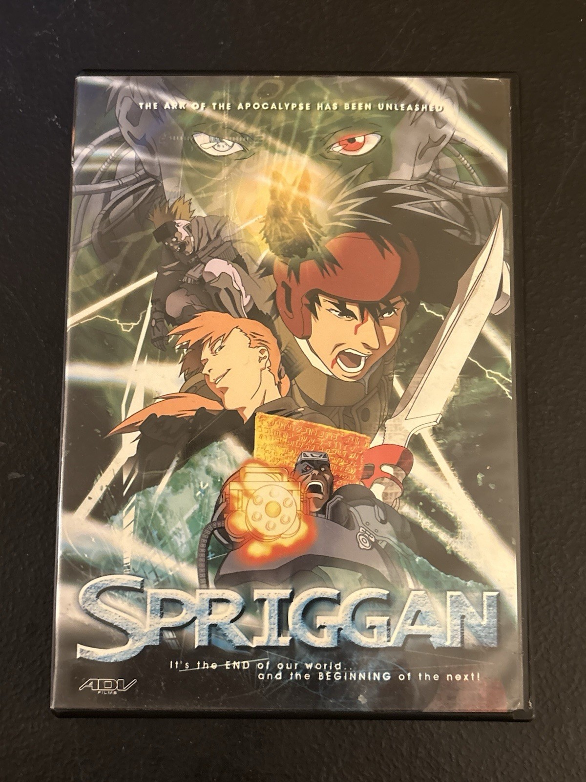 Spriggan (DVD, 2002) 2001 Anime Action Hirotsugu Kawasaki ADV Films With Insert