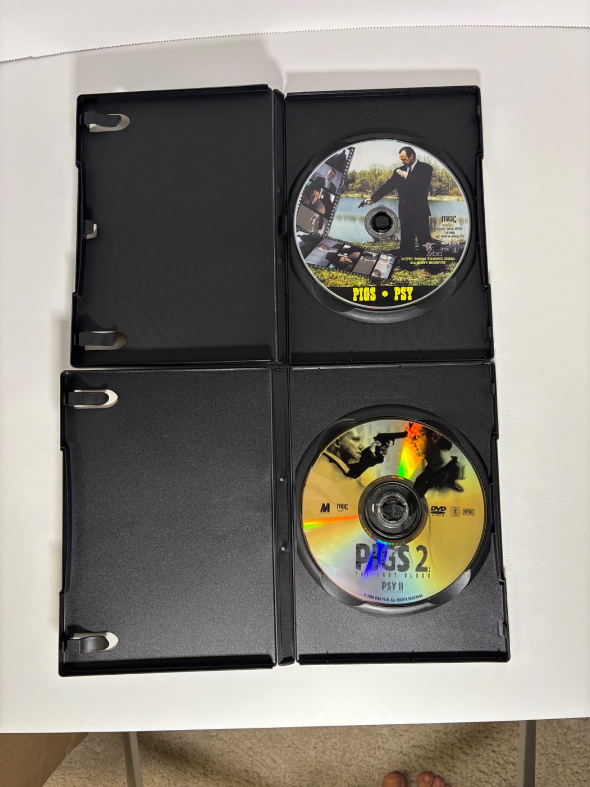 Pigs Psy I and II 1991-1999 NTSC Boguslaw Linda English subs Excellent condition