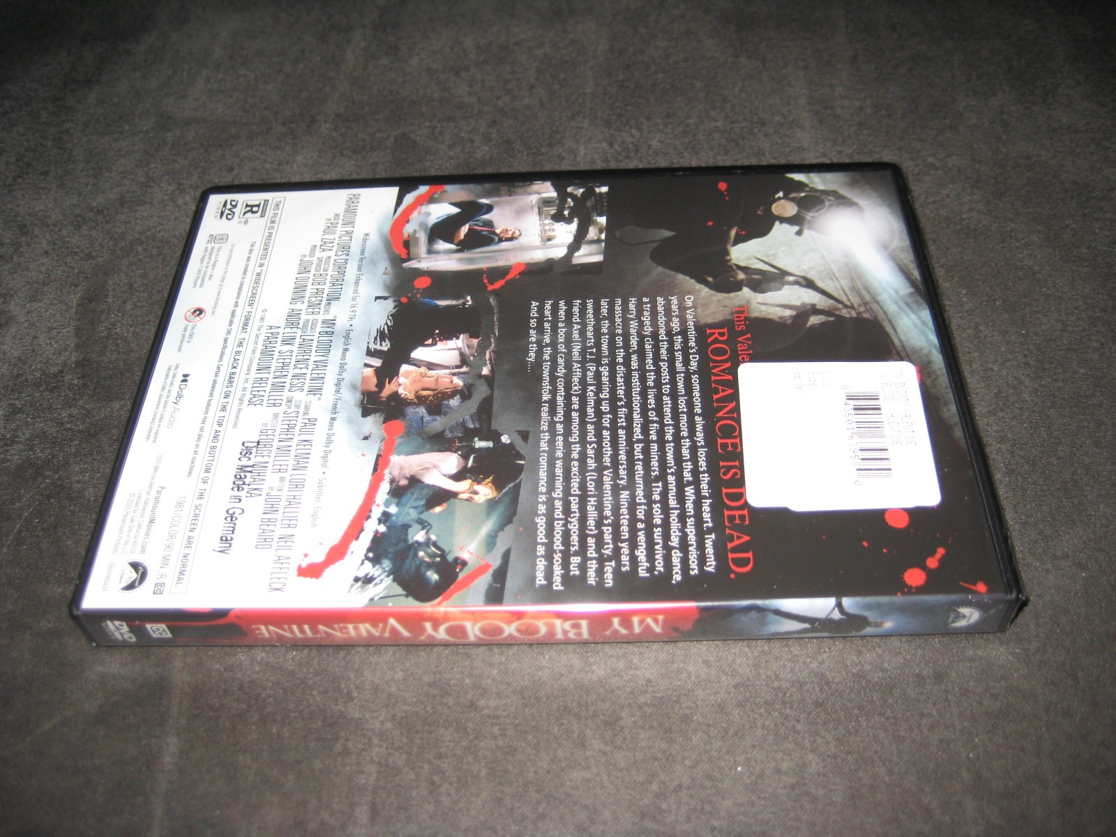 MY BLOODY VALENTINE (DVD 2020) BRAND NEW – RATED R – WIDESCREEN – HORROR – DRAMA