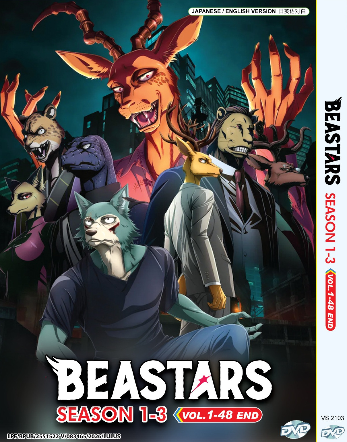 Beastars Season 1-3 (English Dubbed)