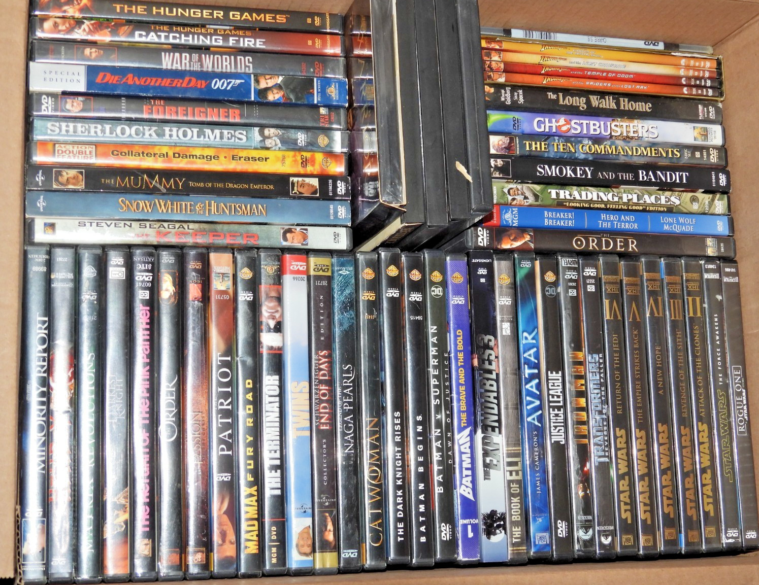 78 DVD Movies Lot Batman Star Wars DVD Listed Below Know What You’re Getting