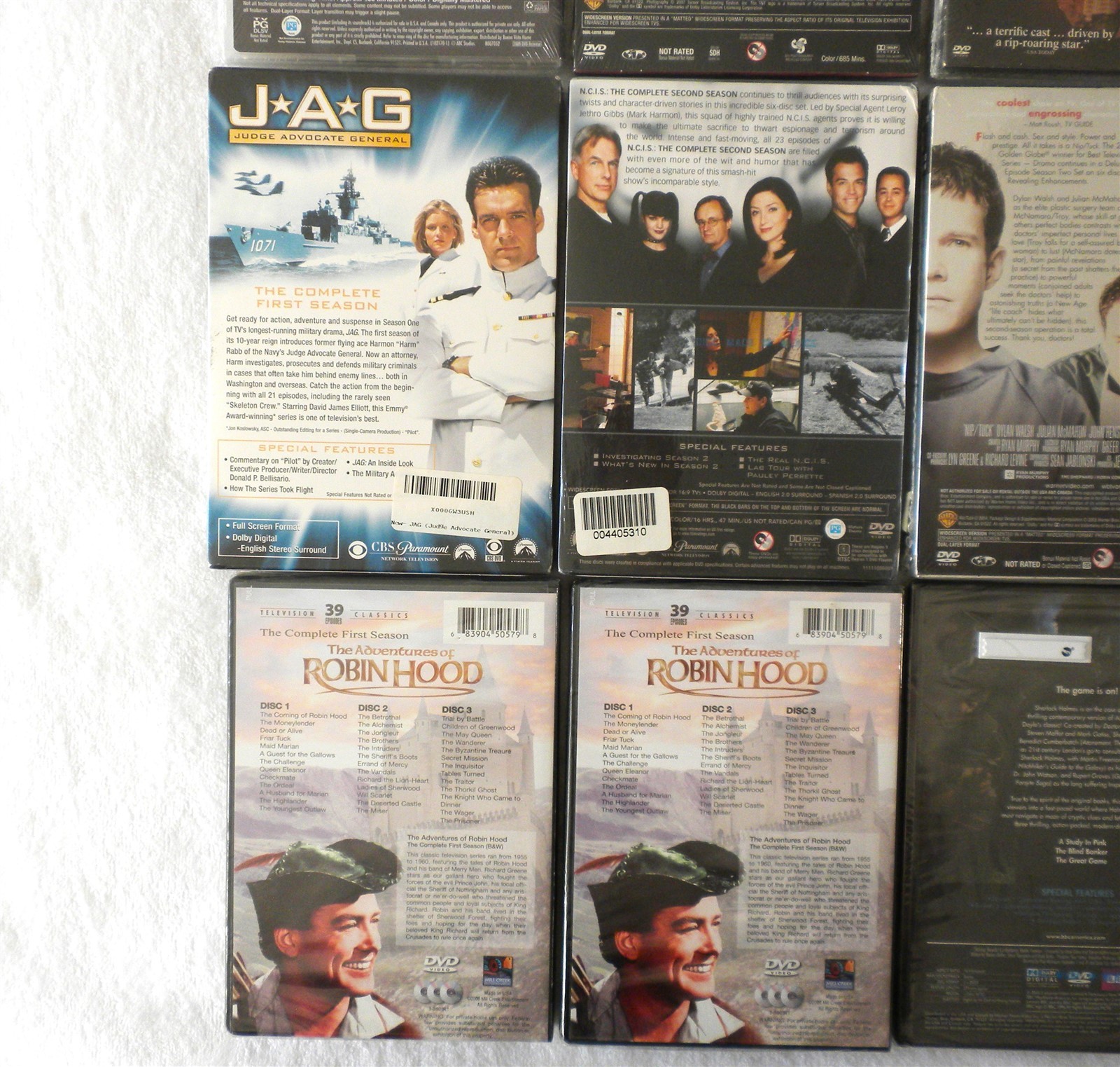 MIXED LOT 12 COMPLETE SEASONS TV SERIES DVD CRIME DETECTIVE DRAMA MEDICAL SEALED