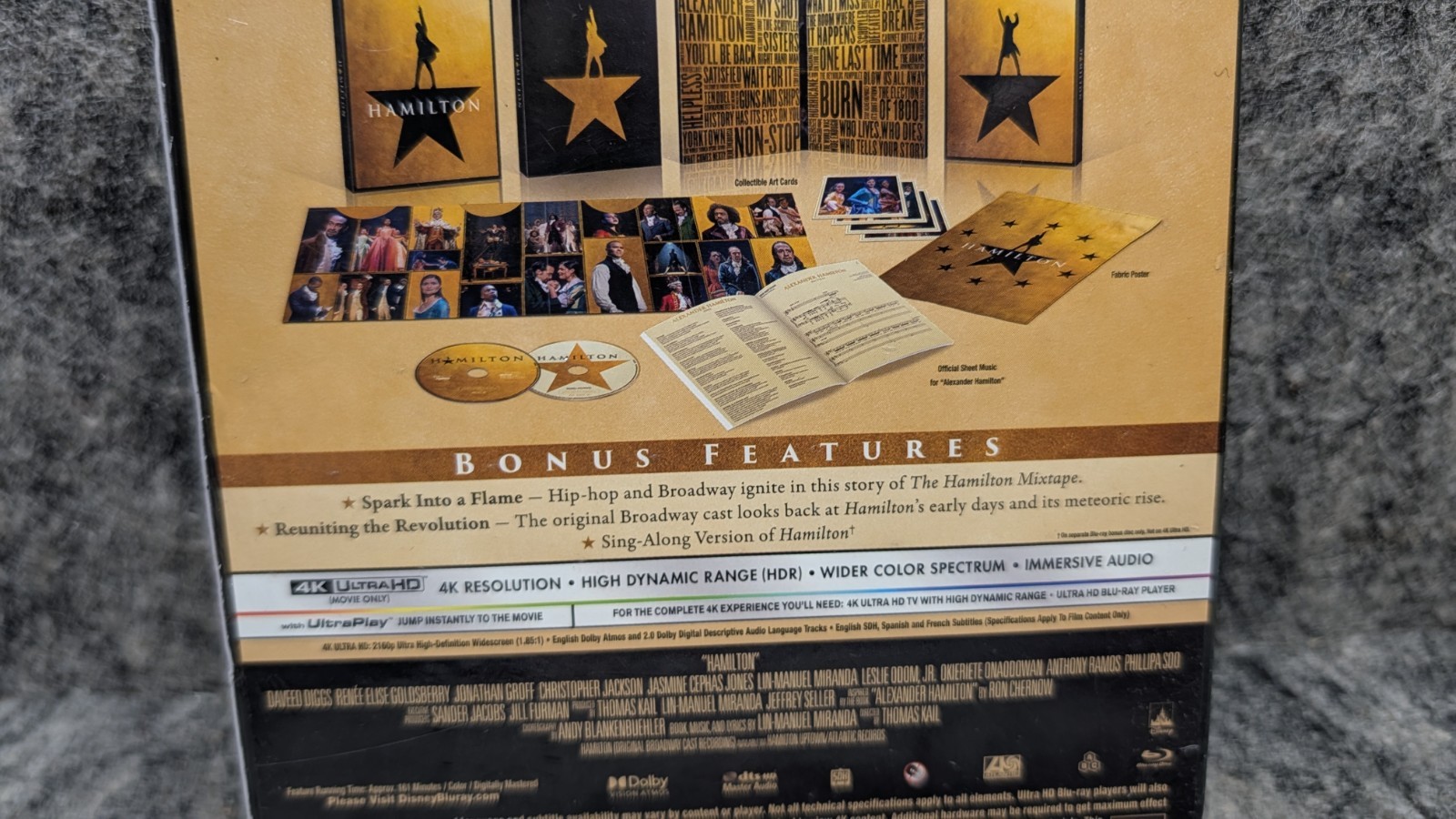 Hamilton (2020) (4K UHD – Collector’s Edition) 🔥New/Sealed🔥