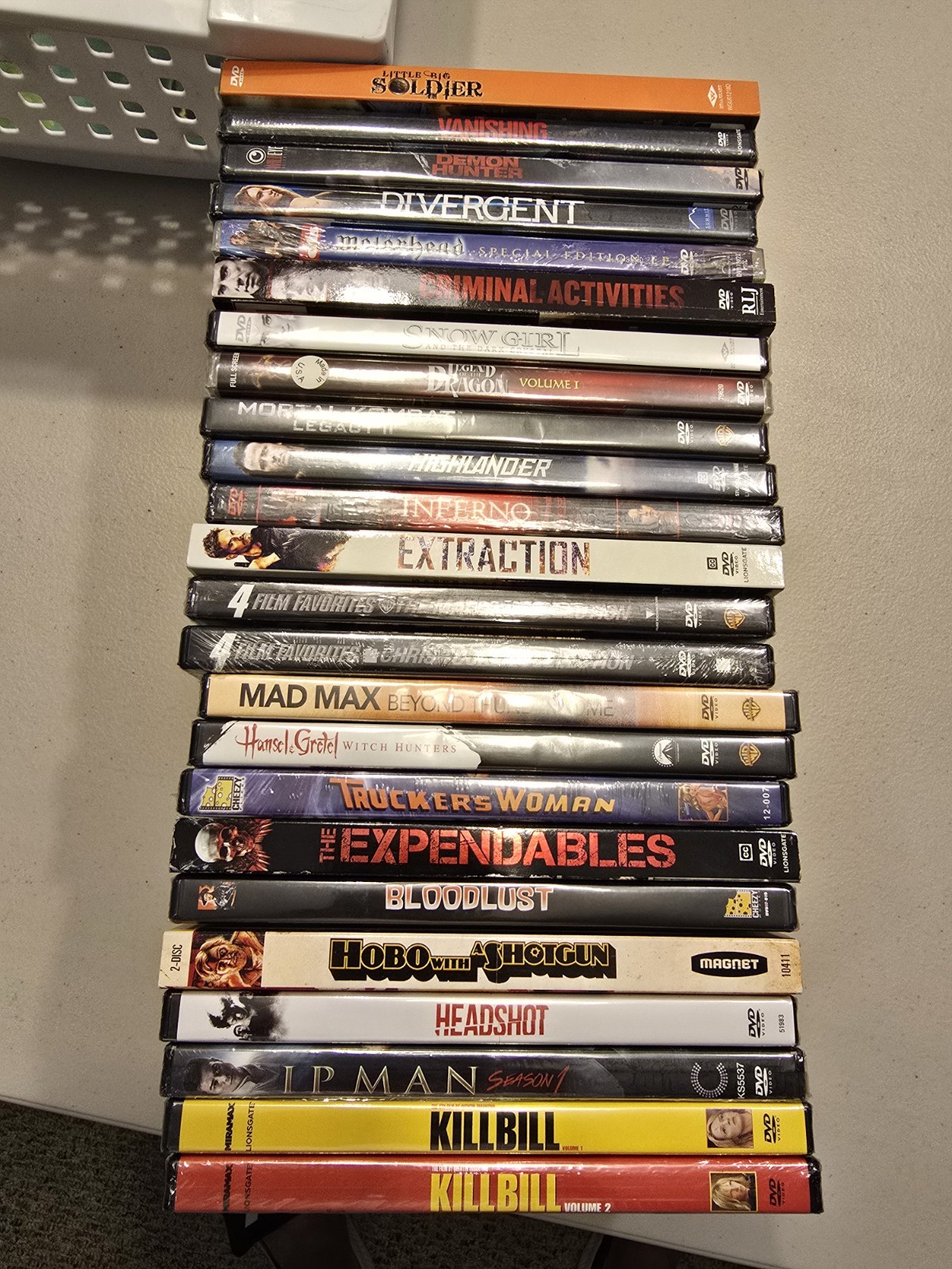 Huge Brand New Action Martial Arts Sword Fighting Dvd Lot of 24 Kill Bill Rush