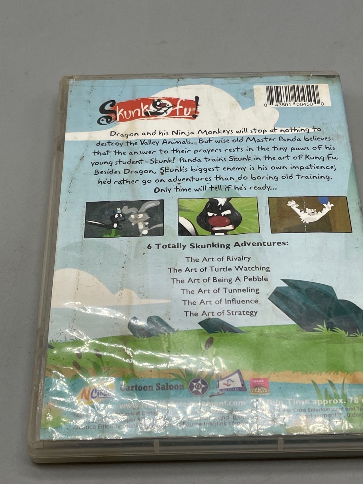 Skunk fu DVD 2007 cartoon saloon 78 min not rated english READ