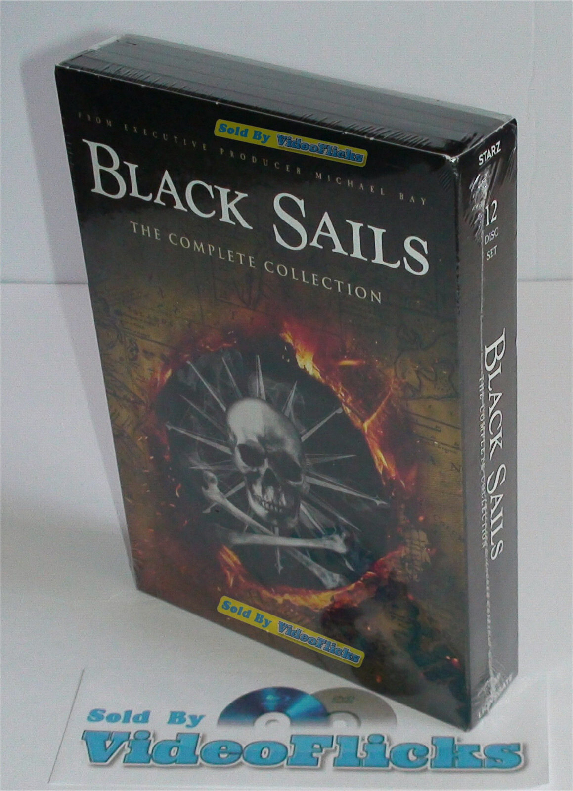 Black Sails Complete Series Seasons 1-4 DVD 12-Disc Box Set New Sealed