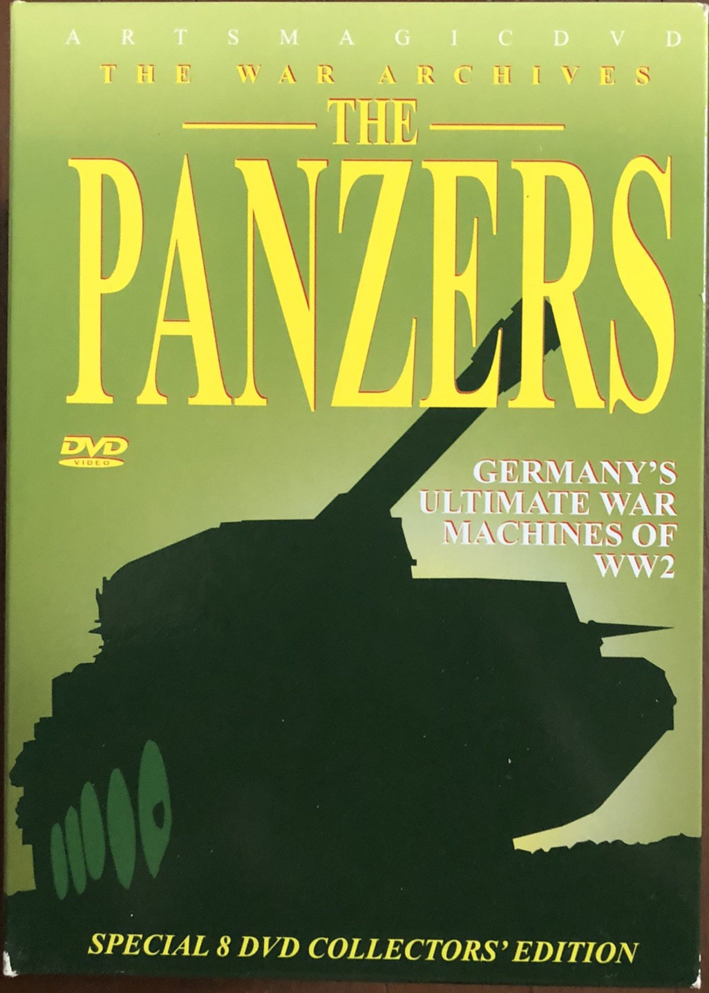 German War Files Panzers 8 DVD Box Set Artsmagic Ultimate War Machines Like New