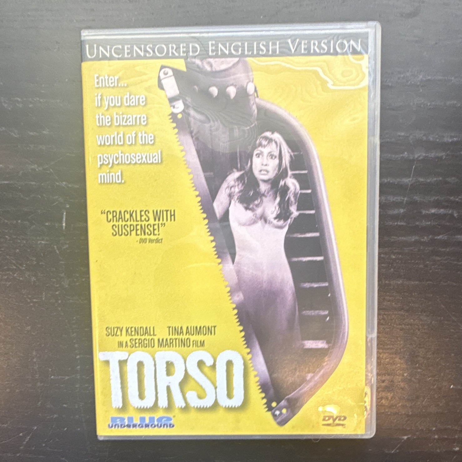Blue Underground Torso DVD 1973 Sergio Martino Suzy Kendall NR Widescreen 90m