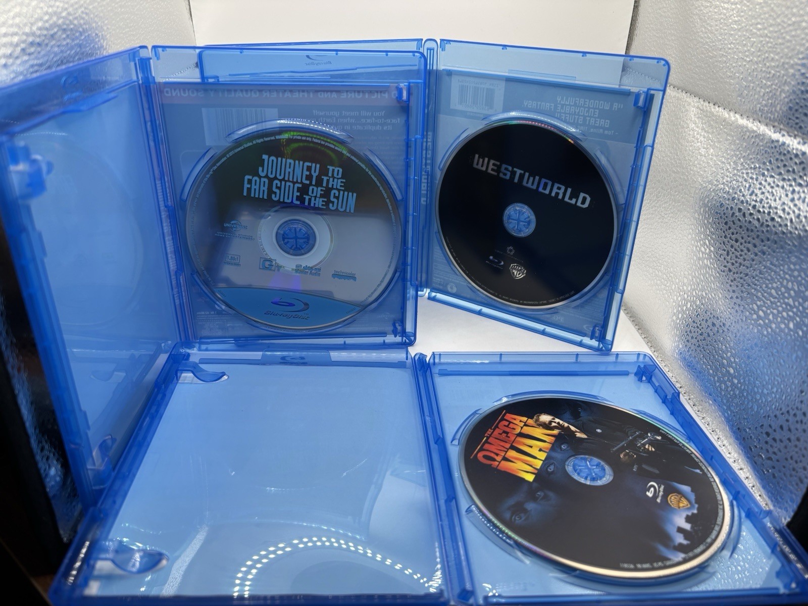 Bluray lot Of 3 Movies 70s Classics, Westworld, Omega Man, Journey To Side Sun