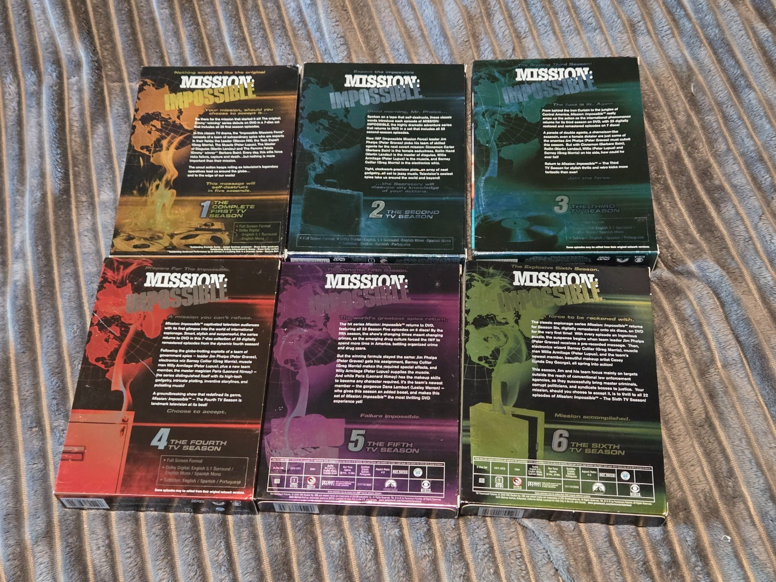 Mission Impossible Original TV Series Seasons 1-6 DVDs VG Condition