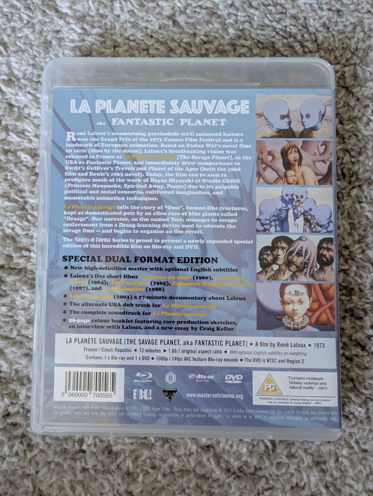 La planete sauvage (Fantastic Planet) [OOP! Region B Blu-ray Booklet Eureka MOC