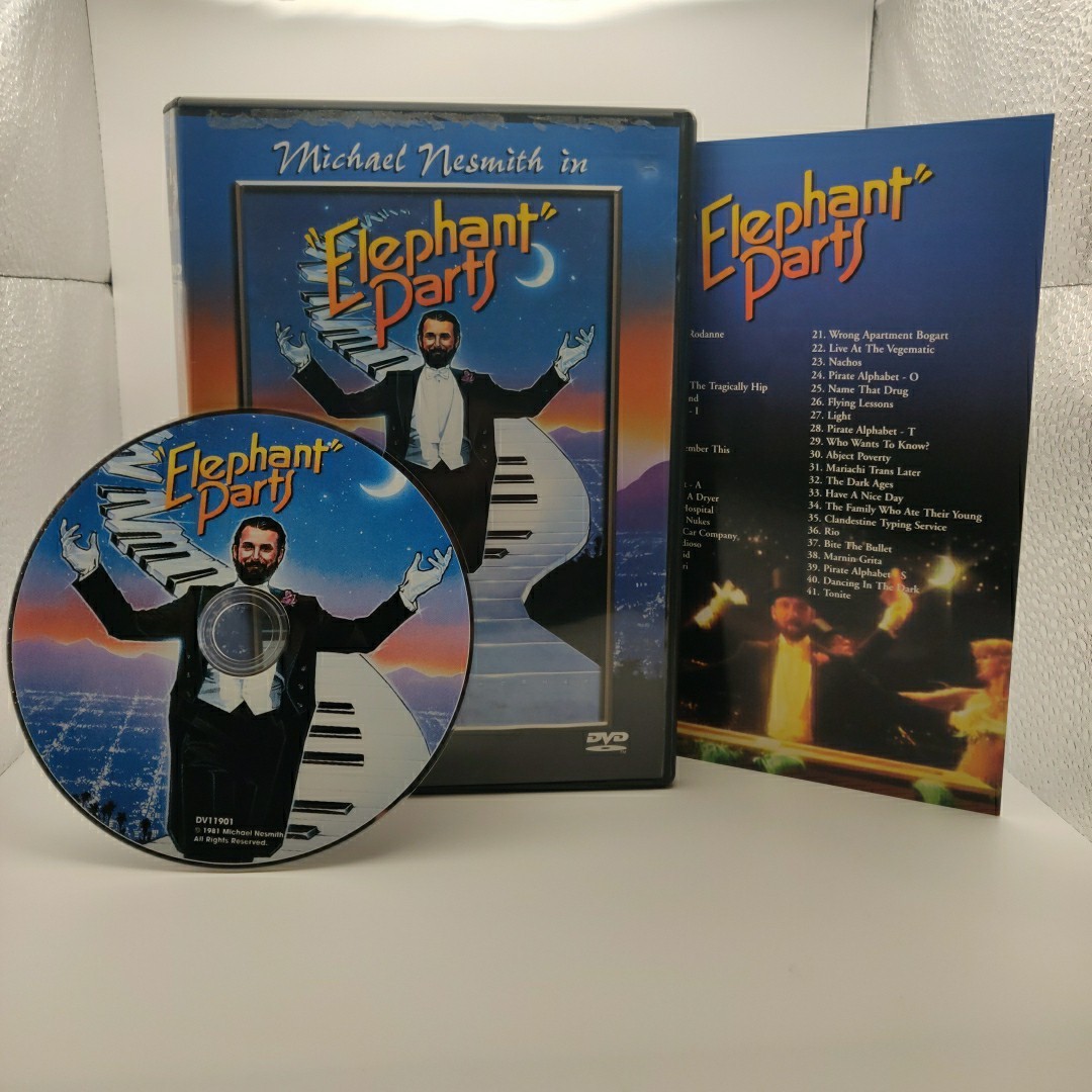Michael Nesmith (The Monkees) Elephant Parts DVD 1981 w/Insert 2003 Tested