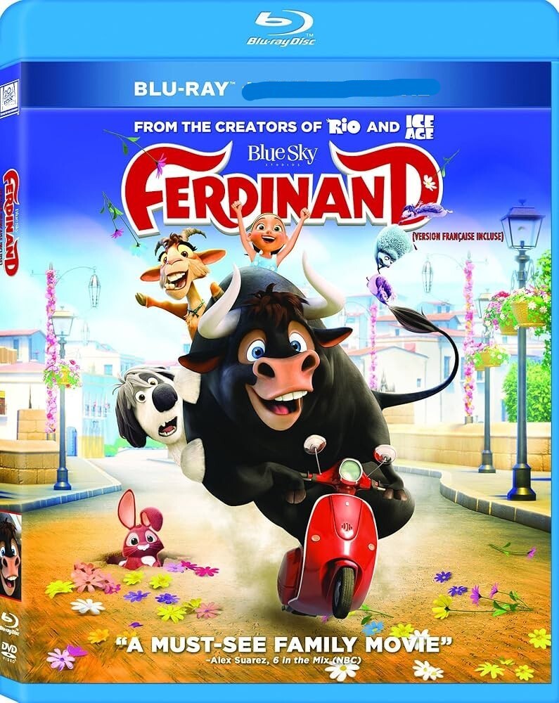 Ferdinand Blu-ray ** Disc Only ** disc is new