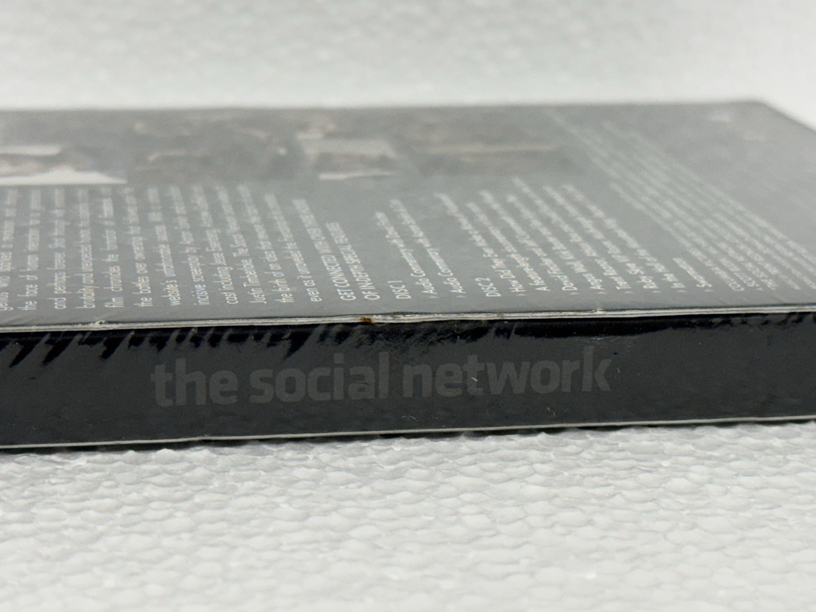 David Fincher THE SOCIAL NETWORK blu ray DVD Jesse Eisenberg Andrew Garfield-NEW