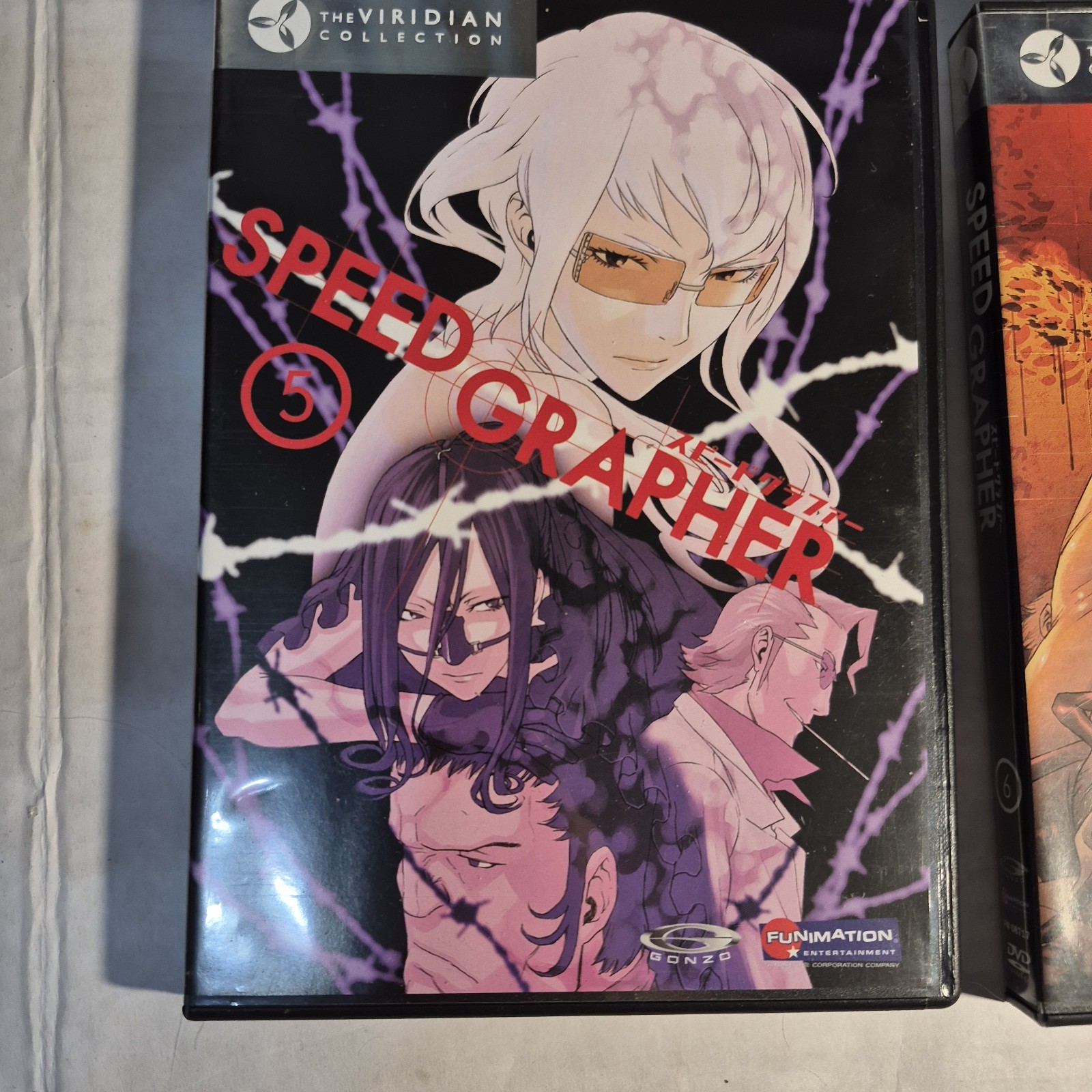 Speed Grapher The Viridian Collection Anime DVD Lot Volumes 2-6