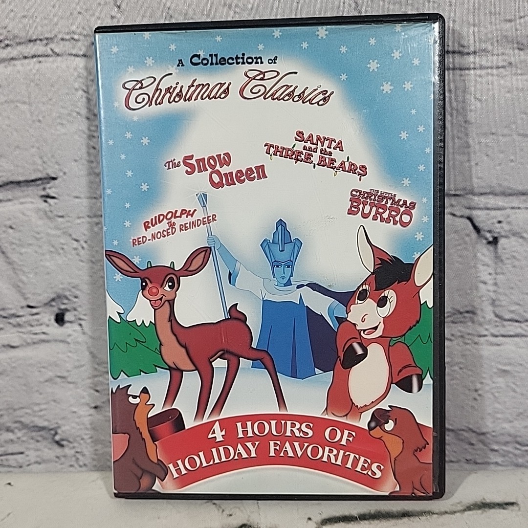 CHRISTMAS CLASSICS DVD 4 Stories 4 Hrs Animated Kids/Children