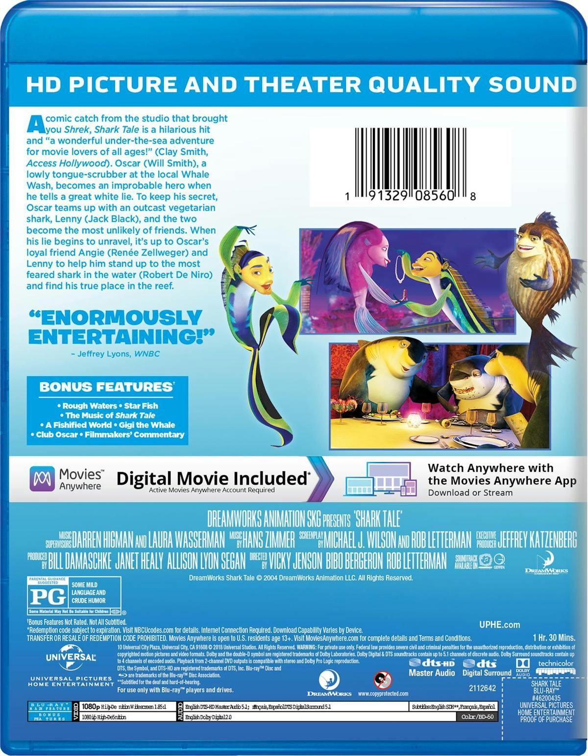 Shark Tale Blu-ray NEW