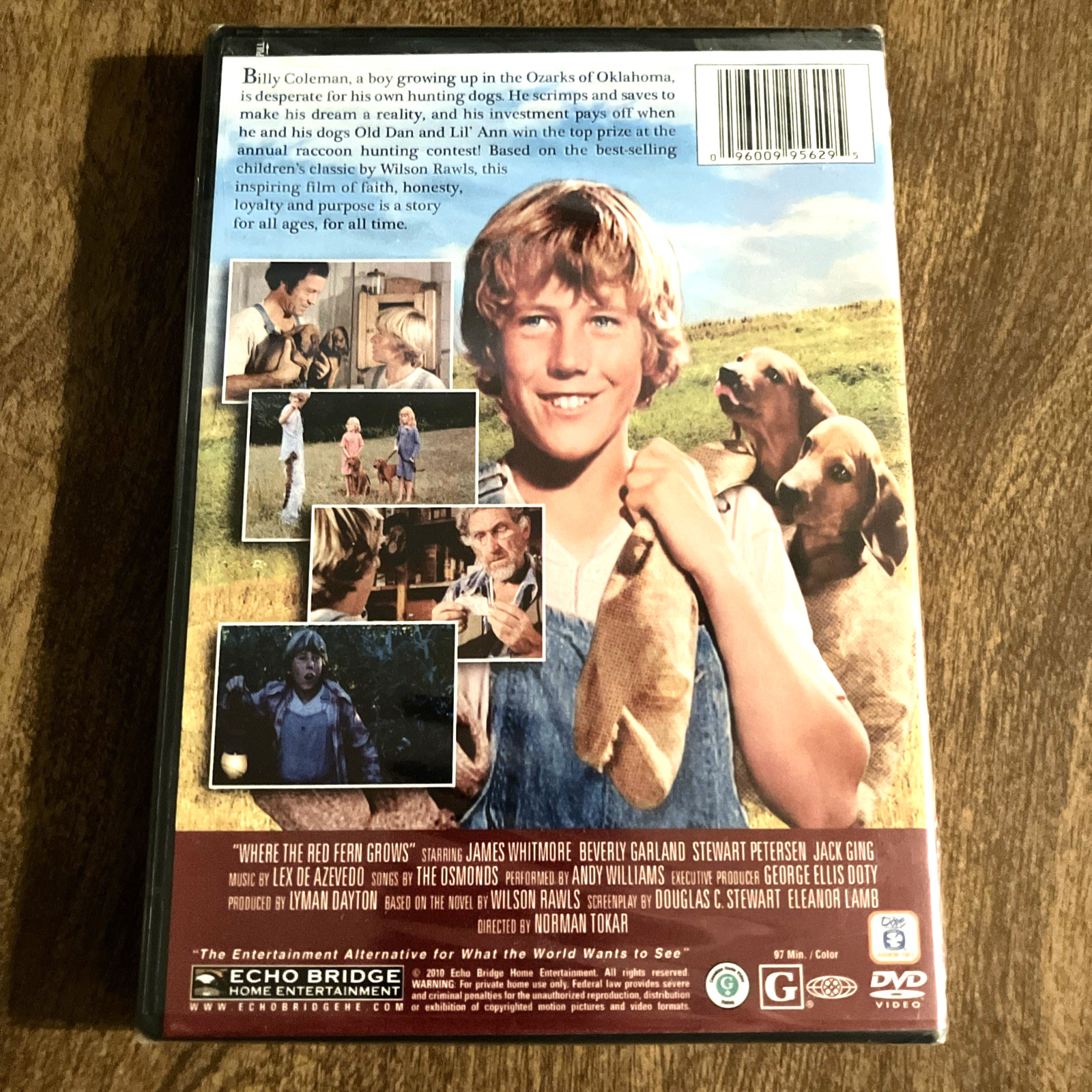 Where the Red Fern Grows DVD, NEW, SEALED (822)