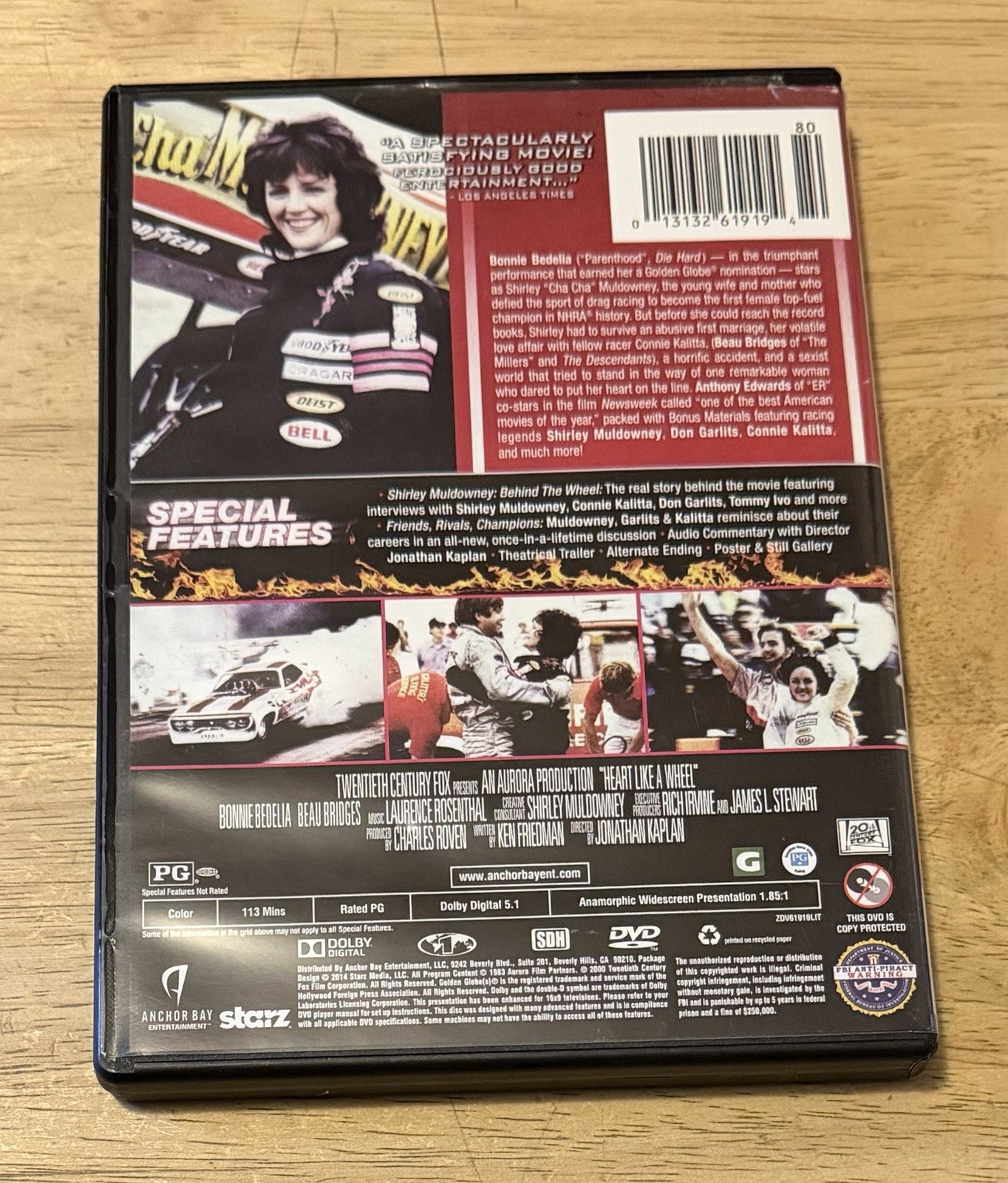 Heart Like a Wheel (DVD, 1983, Widescreen) Bonnie Bedelia #2