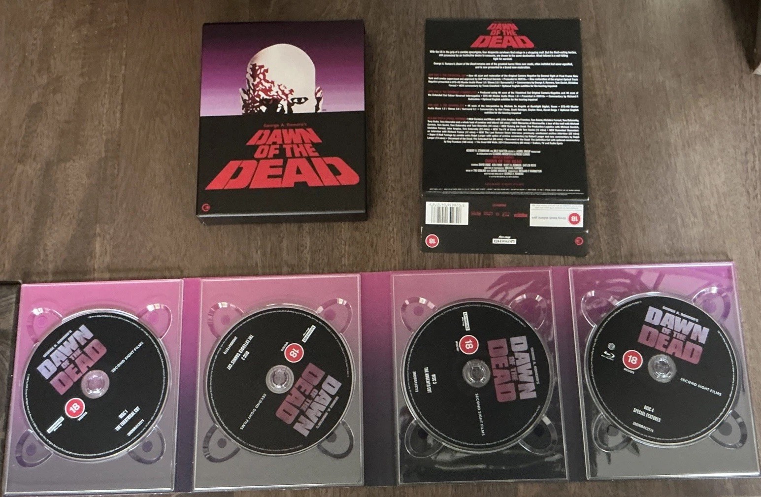 Dawn of the Dead (UHD•Blu-ray, 1978) Second Sight George Romero