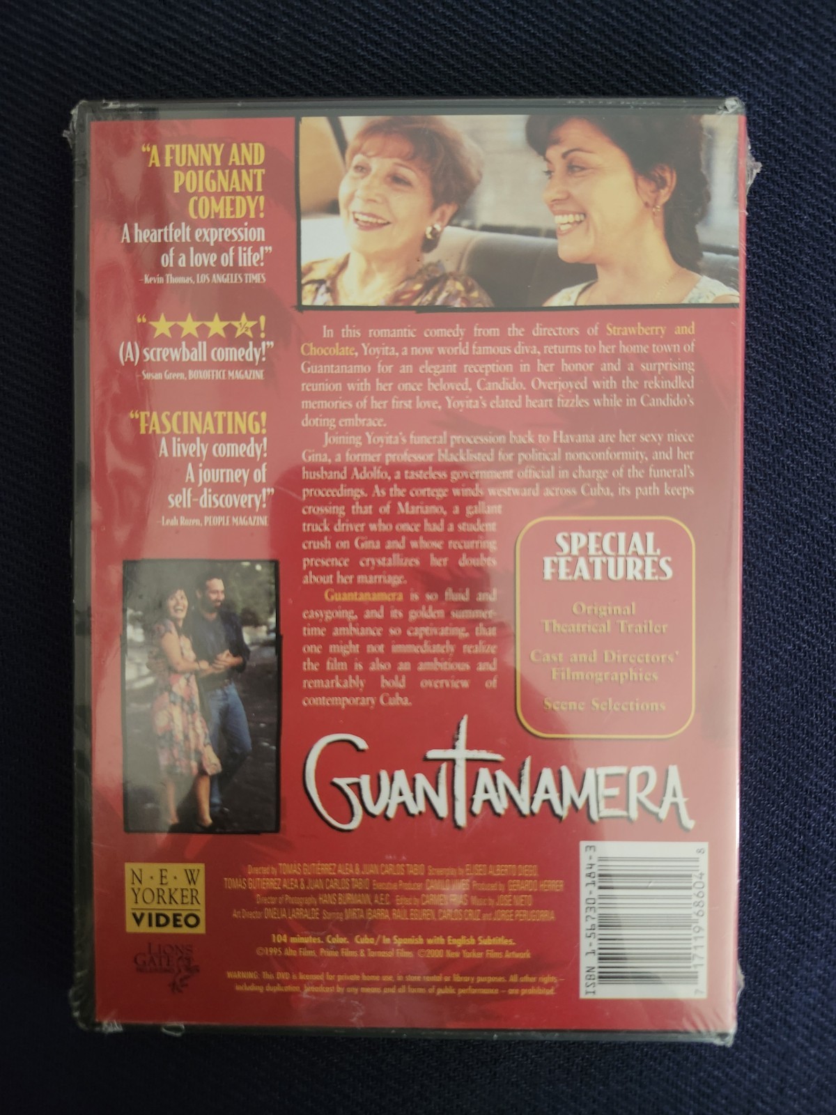 Guantanamera (DVD, 2000) Sealed Brand New.