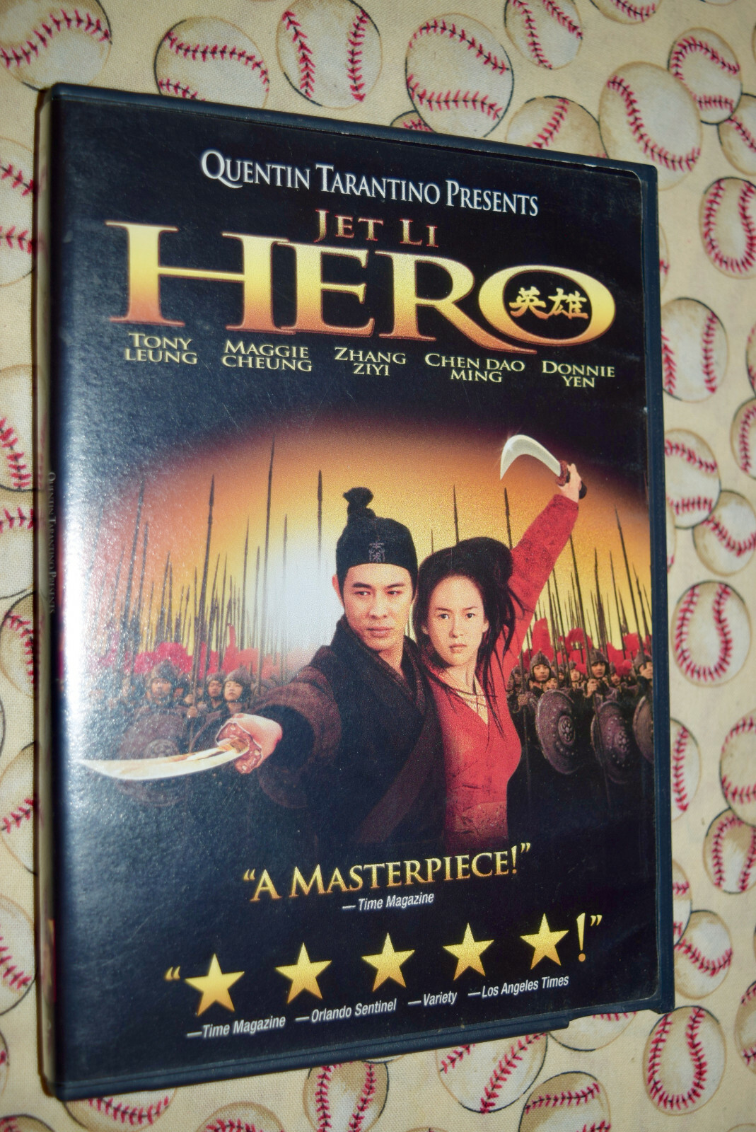 Hero DVD 2004 Jet Ji Quentin Tarantino Tony Leung Maggie Cheung Zhang Ziyi
