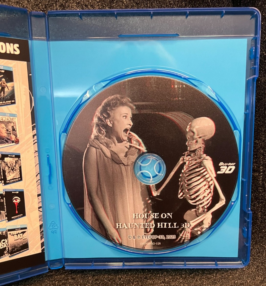 3D Blu-ray – House on Haunted Hill, Vincent Price 1959, Digital 3D + Anaglyph 3D