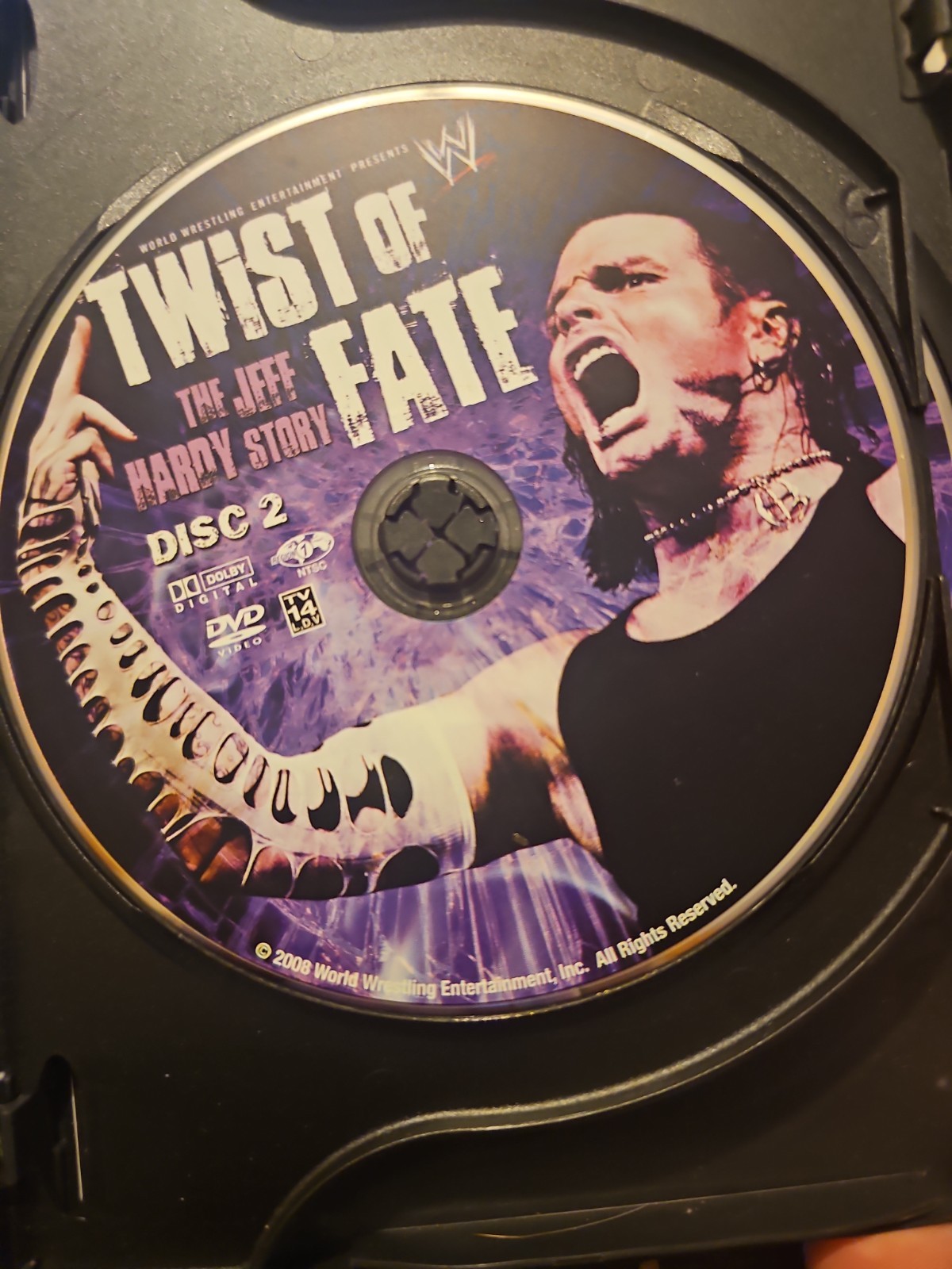 WWE Twist of Fate The Matt and Jeff Hardy Story DVD, 2008, 2 Disc Set TV 14