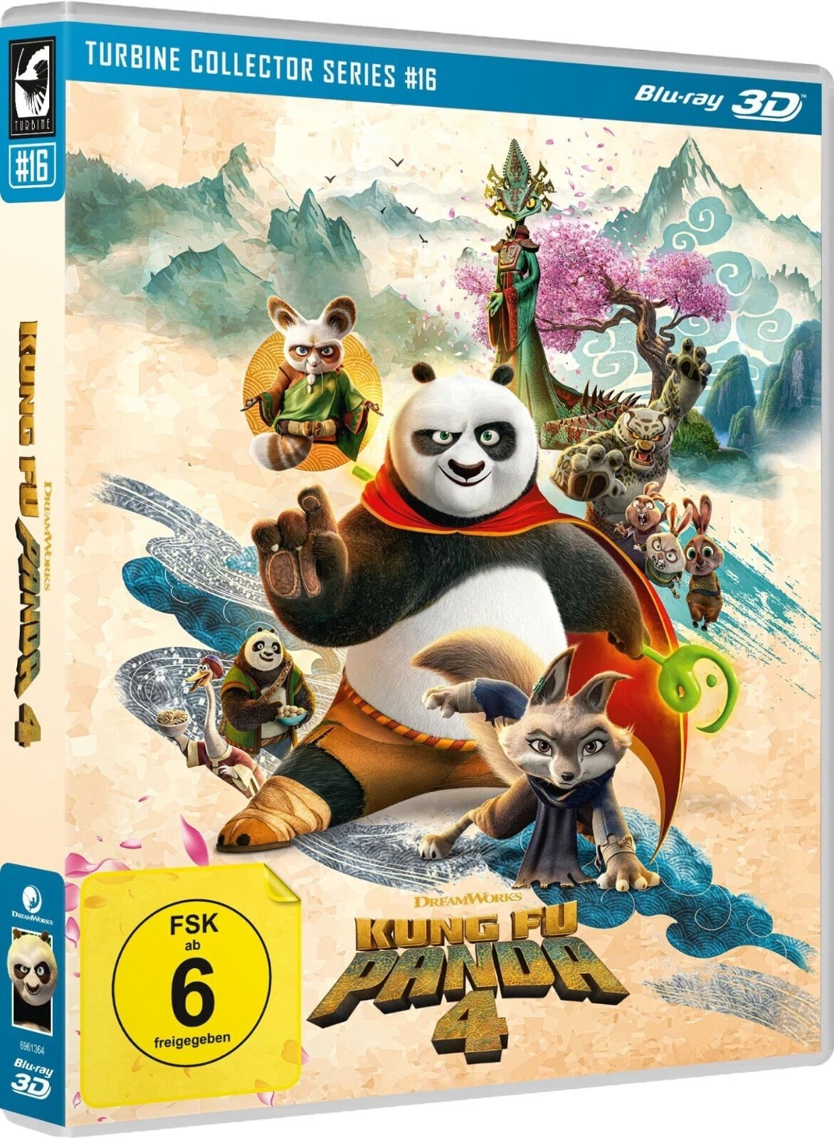 Kung Fu Panda 4 (2024) 3D Blu-Ray BRAND NEW (German Package/English Audio)