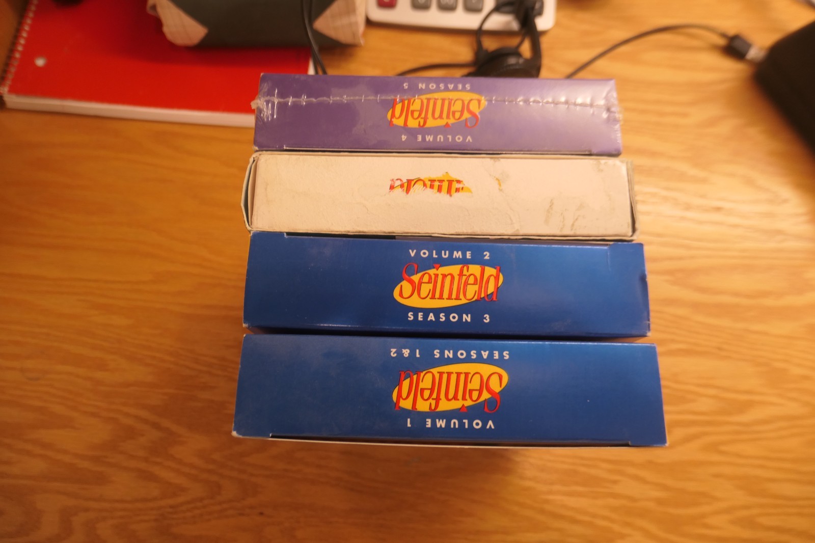 Jerry Seinfeld DVD Seasons 1-5. Season 5 is unopened in original packaging