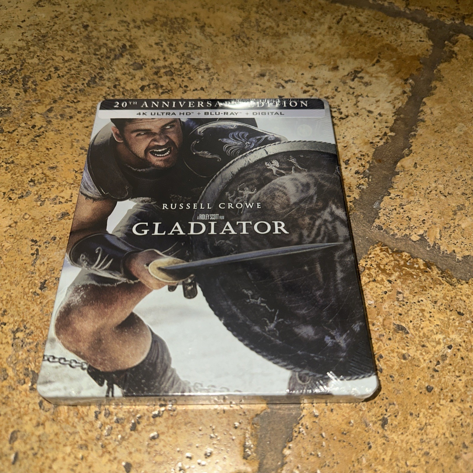 Gladiator 4K UHD/BLU-RAY/DIGITAL 20TH ANNIVERSARY EDITION steelbook Russell Crow