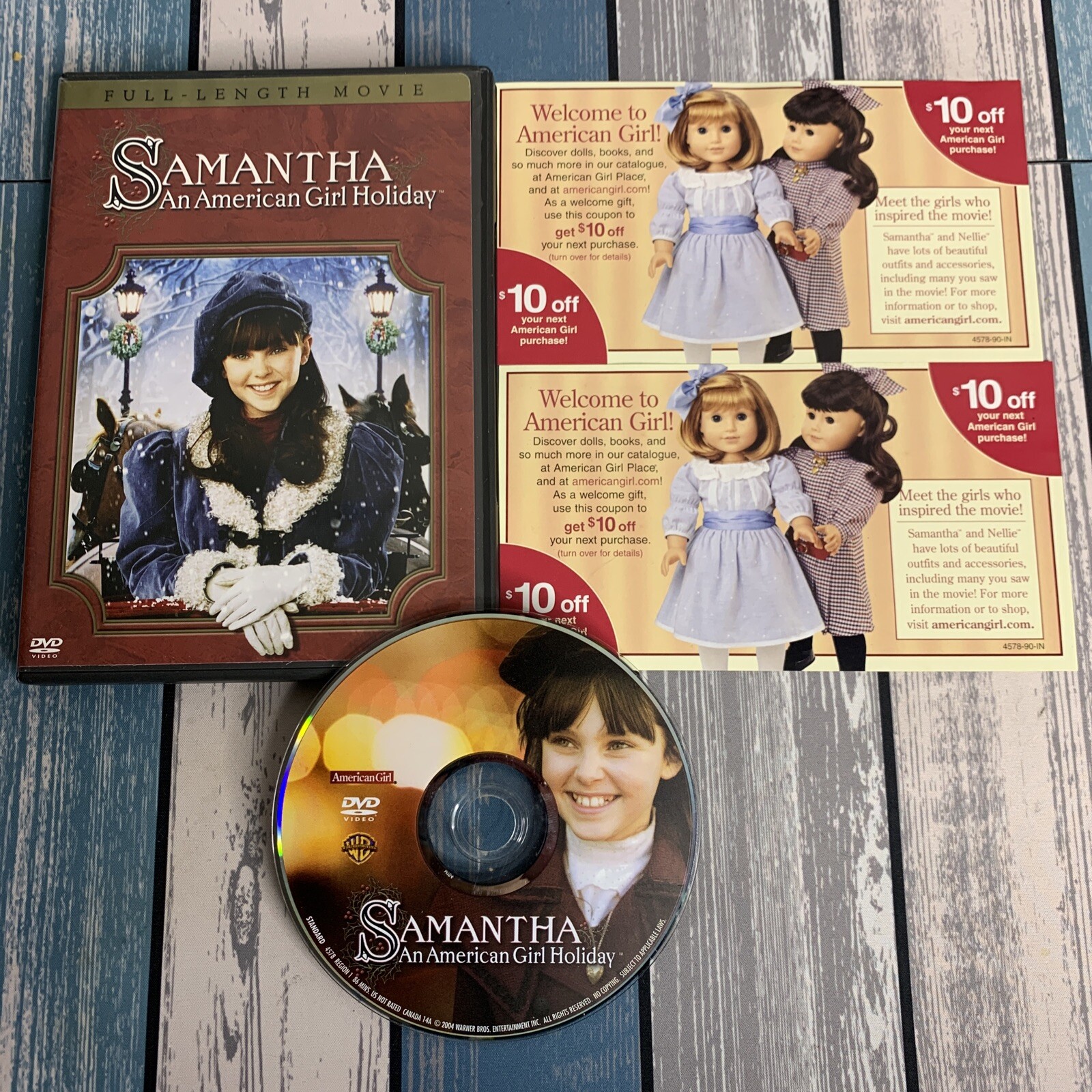 Samantha – An American Girl Holiday – DVD – VERY GOOD – COMPLETE