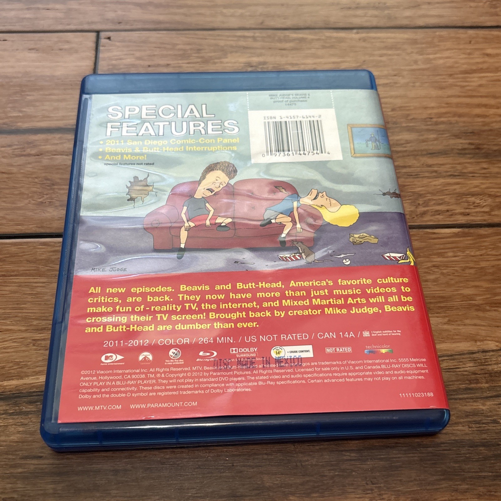 Beavis and Butt-Head: Volume 4 (Blu-ray, 2011-2012) MTV Mike Judge Rare
