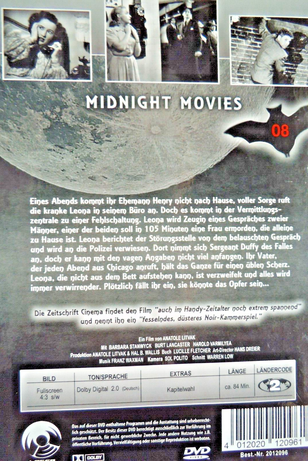You’re Still Alive: 105 Minutes Midnight Movies (DVD) Original Packaging,…