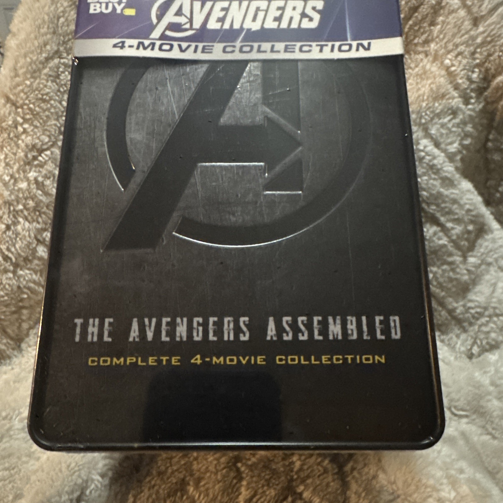 Avengers Steelbook 4k Ultra HD + Blu-Ray + Digital 4-Movie Collection New